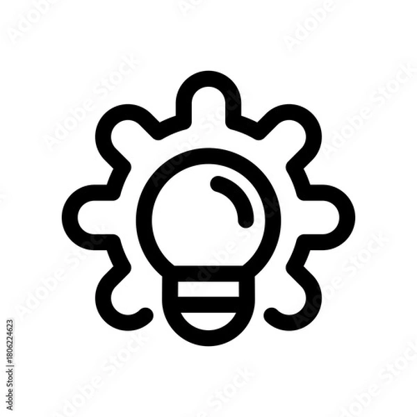 Fototapeta Applying Ideas Icon Leadership Vector Transparent Background