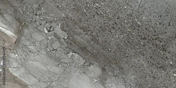 Obraz Dark grey marble stone texture background