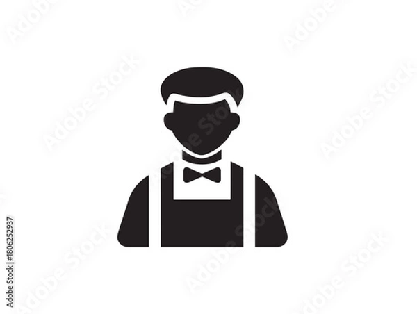 Obraz Nice service icon vector illustration with a beautiful and helpful customer design