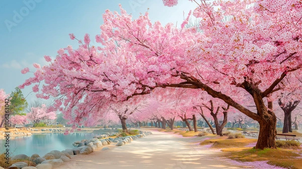 Obraz cherry blossom in spring