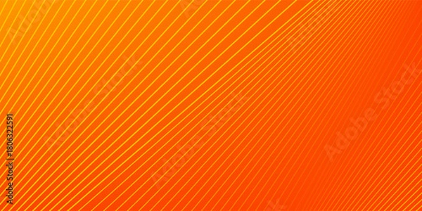 Fototapeta Abstract orange background with lines. Eps10 vector