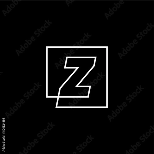 Obraz z letter mark square logo vector icon illustration