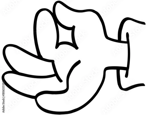 Obraz Visual Interpretation of Hand Movement