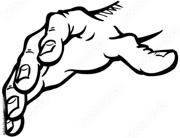 Obraz Visual Interpretation of Hand Movement