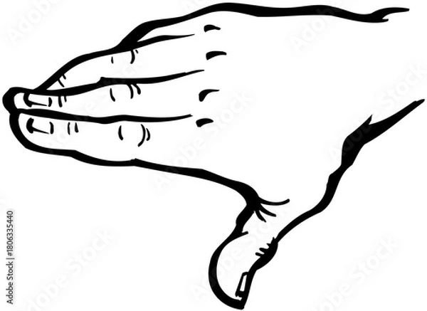 Obraz Visual Interpretation of Hand Movement