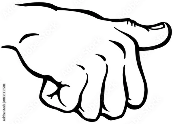 Obraz Visual Interpretation of Hand Movement