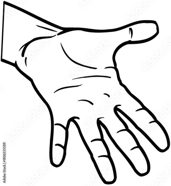Obraz Hand Gestures in Vector Illustration