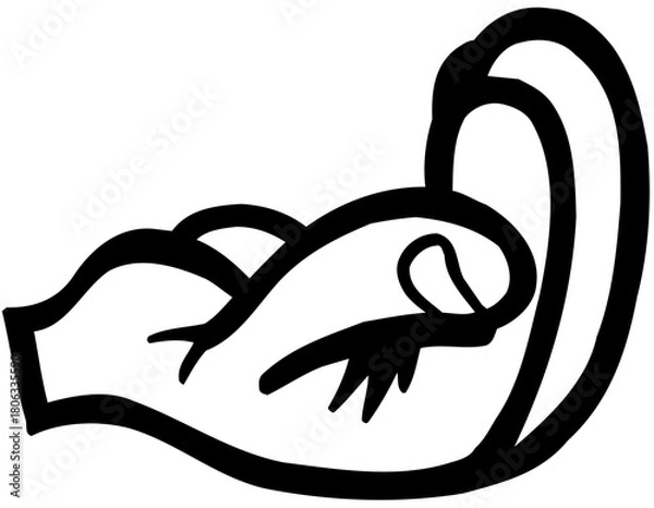 Obraz Visual Interpretation of Hand Movement