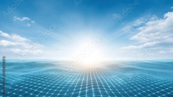 Obraz AI and weather forecasting. Managing natural disasters using modern technology, data, and artificial intelligence