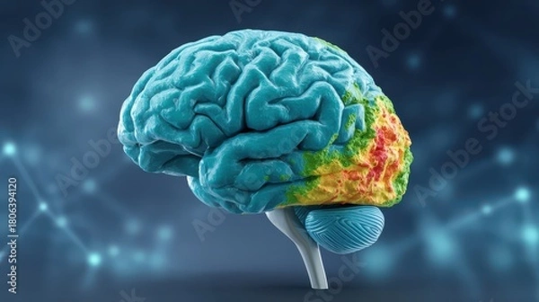 Fototapeta AI and weather forecasting. Managing natural disasters using modern technology, data, and artificial intelligence