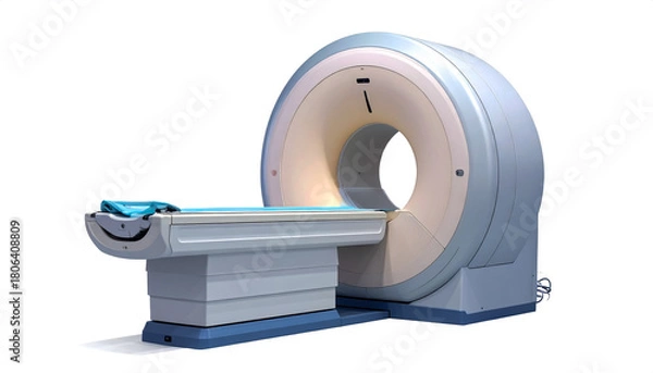 Fototapeta Professional Diagnostic Imaging Technology in a Bright Hospital Setting