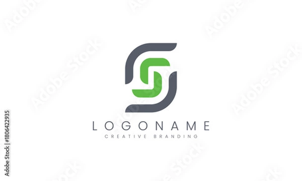 Fototapeta Minimalist S Logo for Branding and Identity.