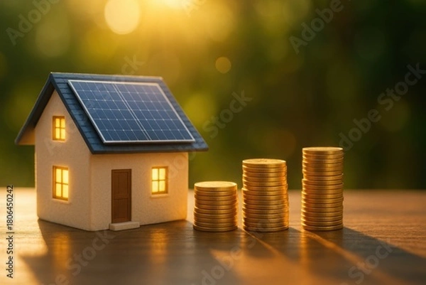 Fototapeta Investing in gold can enhance wealth and provide safe asset for your future, making it smart choice for financial security