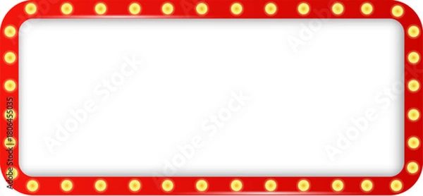 Fototapeta light bulb frame