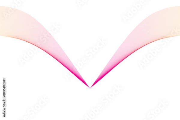 Fototapeta abstract pink background with hearts