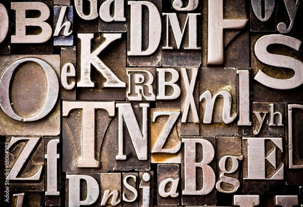 Obraz Random Alphabet
