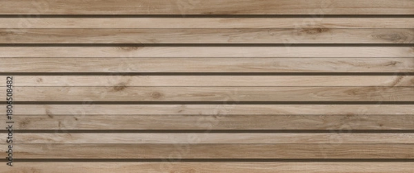 Fototapeta Texture of wooden terrace as background, top view wood texture background
