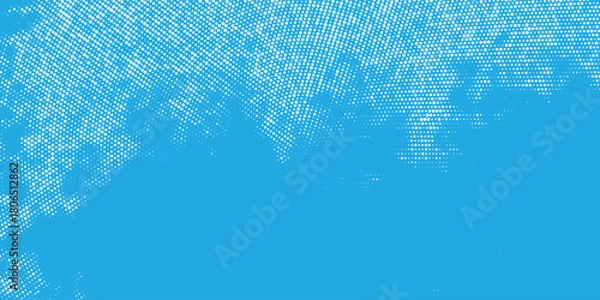 Obraz Elegant Blue Circle Tech Finance Fintech Background Abstract Pixel Pattern. vector background