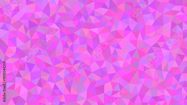 Obraz Abstract polygonal background with shades of pink and purple color palette
