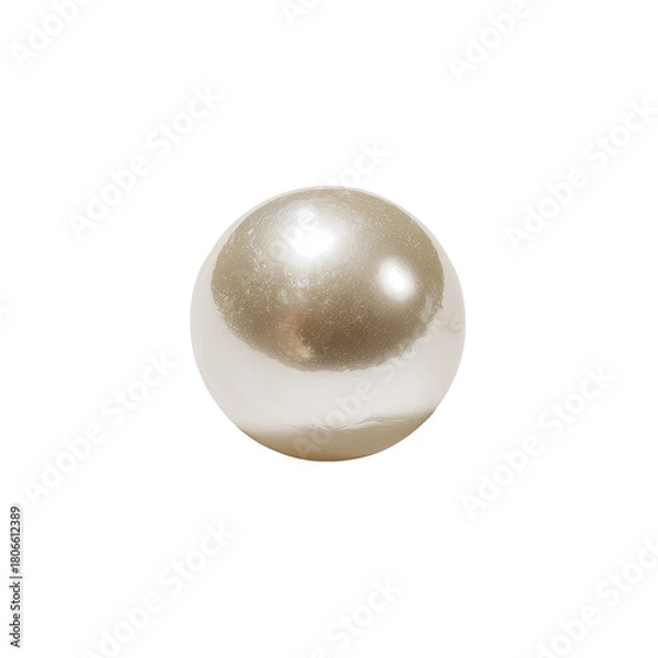 Obraz Luminous pearl, white and off-white, with subtle light reflections