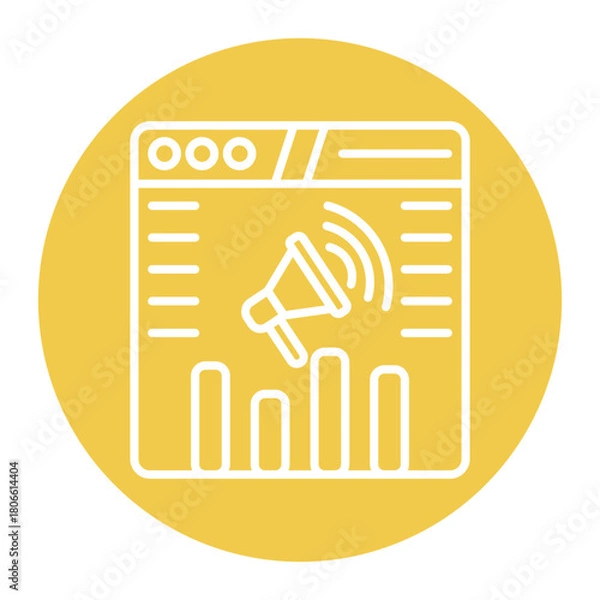 Obraz Average Position Icon