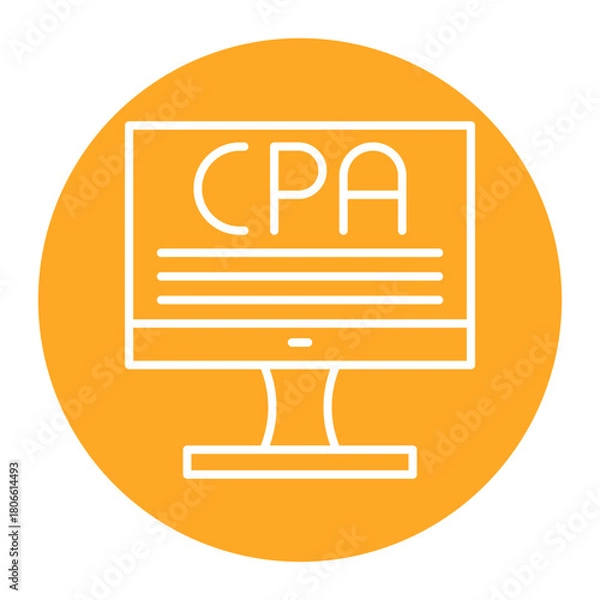 Obraz Cpa Icon