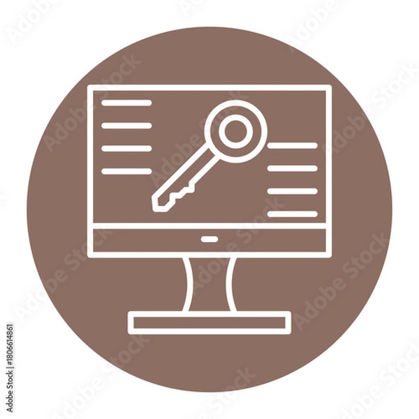 Obraz Keyword Density Icon