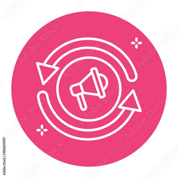 Obraz Remarketing Icon