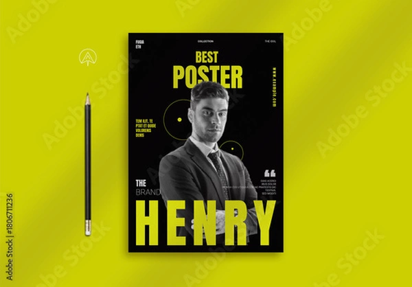 Obraz Best Poster Design Template