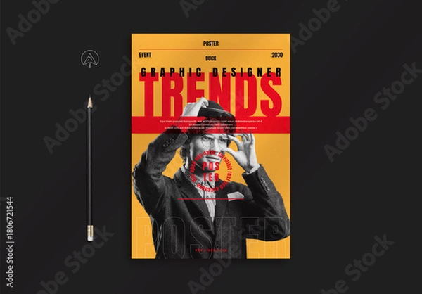 Obraz Trends Poster Design Layout