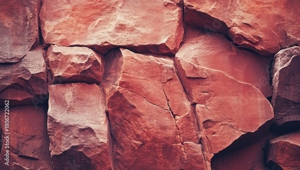 Fototapeta Majestic Red Rock Formation, A Captivating Display of Nature's Artistry