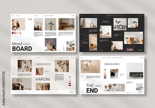 Obraz Mood Board Template