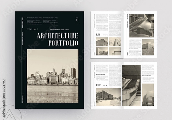Obraz Architecture Magazine Template