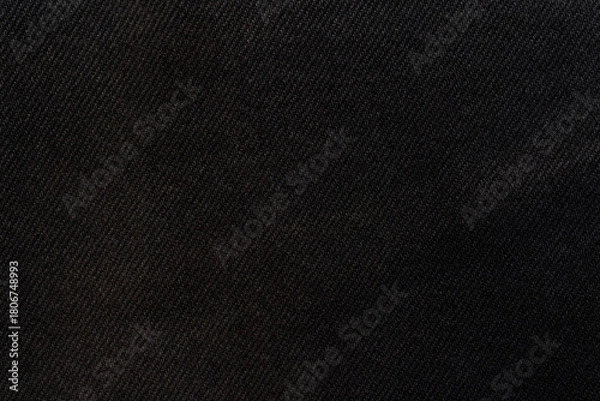 Obraz Black denim fabric texture background