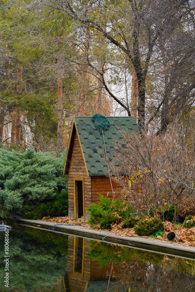 Obraz old wooden house