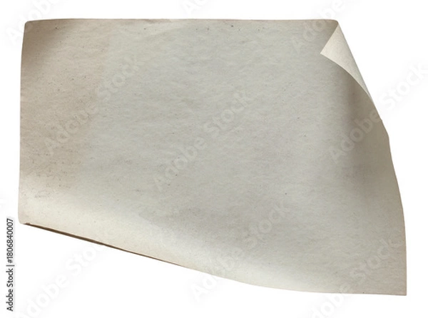 Obraz Vintage Paper with Torn Edge for Design