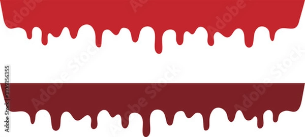 Obraz 血の境界線のイラスト素材