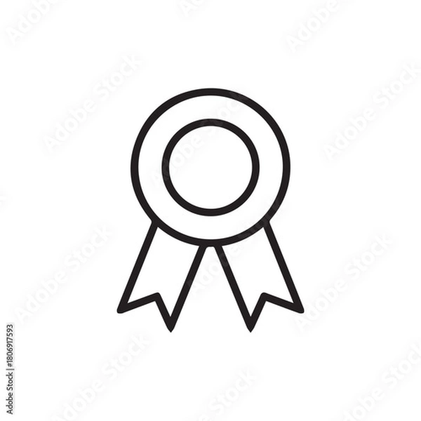 Obraz award ribbon rosette