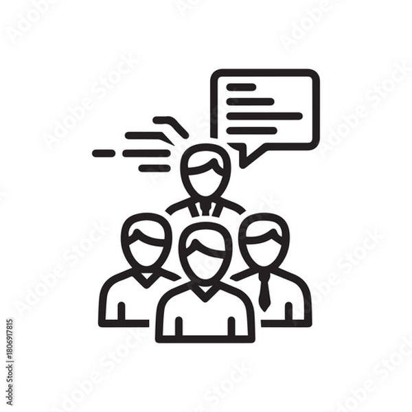 Obraz social network concept