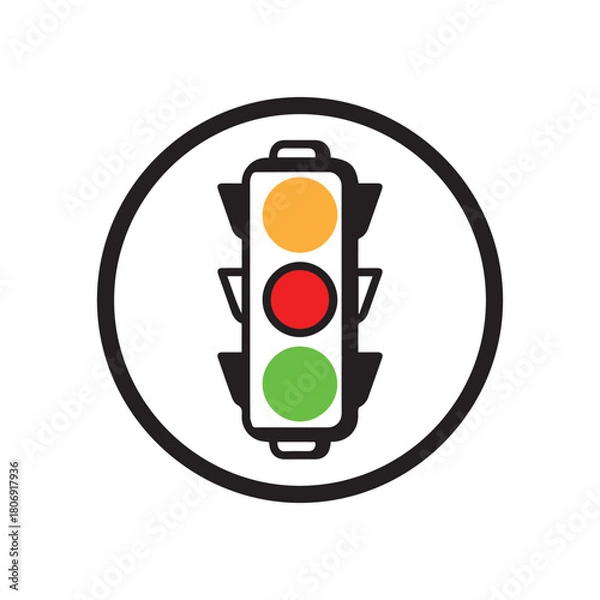 Obraz traffic light and traffic lights