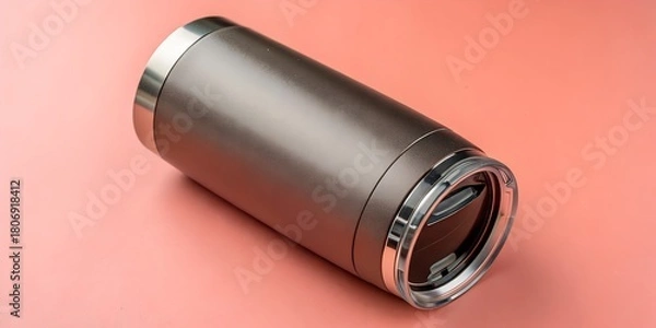 Obraz Stay hydrated with this sleek bronze stainless steel tumbler, perfect for on-the-go lifestyles and keeping your drinks at the ideal temperature