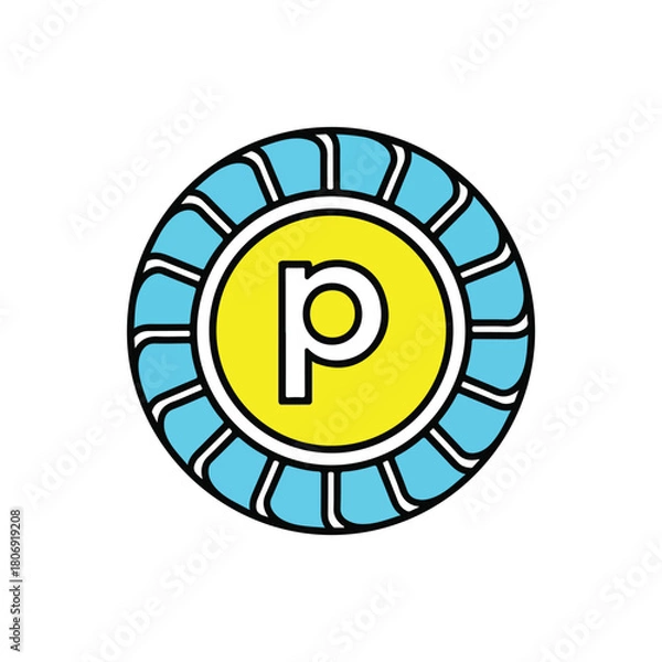 Obraz eye icon set vector illustration