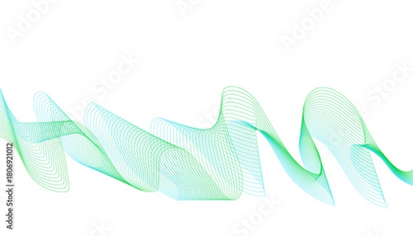 Obraz Modern, light aesthetic background, organic shape illustration,