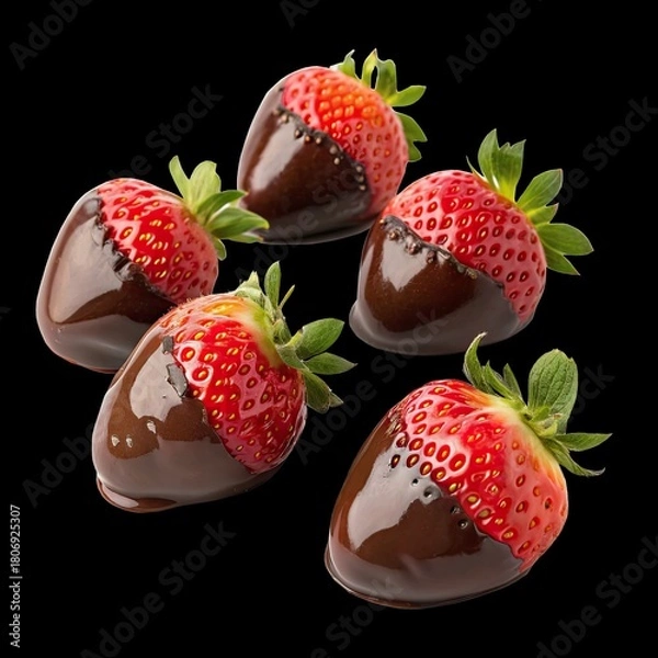Obraz strawberries and chocolate