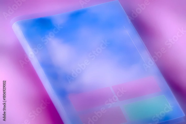 Obraz blank planner for a diary  AI generated