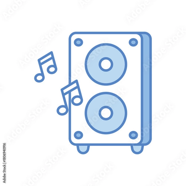Fototapeta Speaker  vector icon