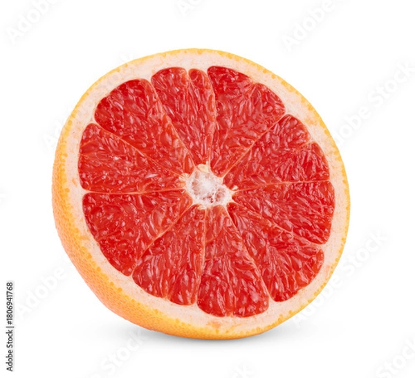 Obraz grapefruit isolated on transparent png (Image from camera)