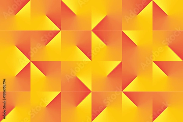 Obraz Gradient Isometric Abstract Pattern Background