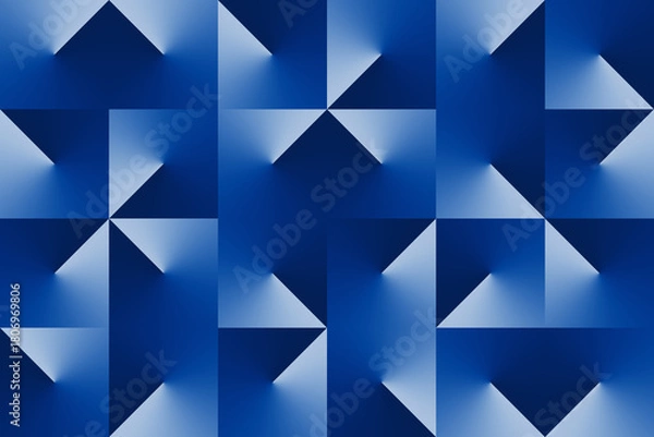 Obraz Gradient Isometric Abstract Pattern Background