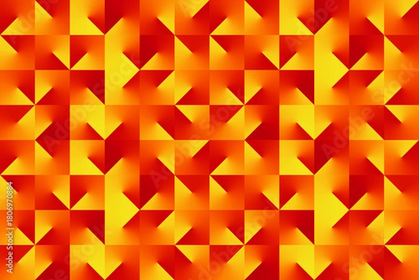 Obraz Gradient Isometric Abstract Pattern Background